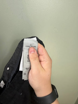 Stone Island Black LO-W Cargo Shorts