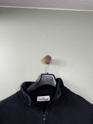 Stone Island Black 1/4 Zip Jumper