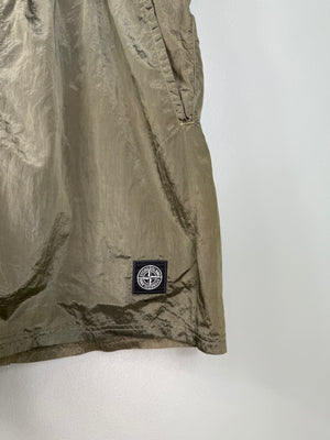 Stone Island Khaki Swim Shorts