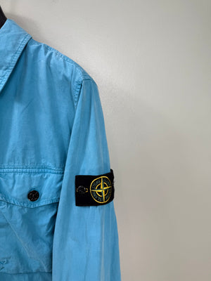 Stone Island Aqua Blue Overshirt