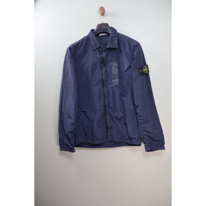 Stone Island Navy Nylon Metal Overshirt