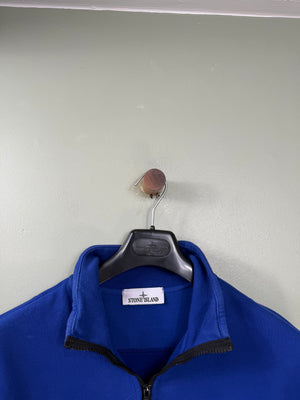 Stone Island Blue 1/4 Zip Jumper