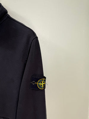 Stone Island Black 1/4 Zip Jumper