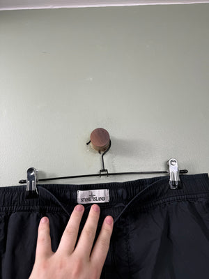 Stone Island Black RE-T Cargo Bottoms