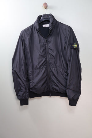 Stone Island Black Crinkle Reps Jacket