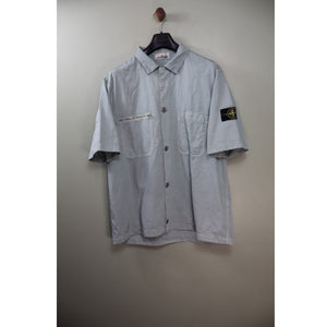 Stone Island Pastel Blue Overshirt