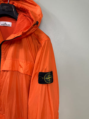 Stone Island Orange Crinkle Reps Jacket