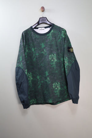 Stone Island Green Tortoise Shell Jumper