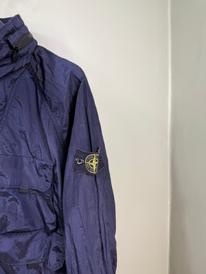 Stone Island Navy Nylon Metal Watro Jacket