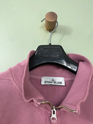 Stone Island Pink 1/4 Zip Jumper