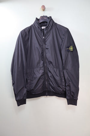 Stone Island Black Crinkle Reps Jacket
