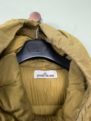 Stone Island Yellow Nylon Metal Down Jacket