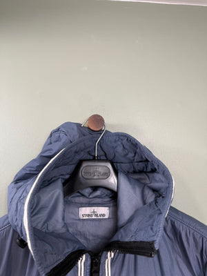 Stone Island Blue Crinkle Reps Jacket