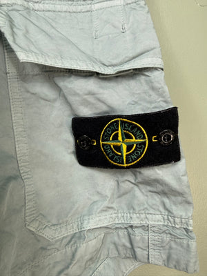 Stone Island Blue LO-W Cargo Shorts