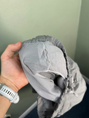 Stone Island Silver Nylon Metal Swim Shorts