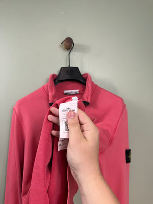 Stone Island Pink 1/4 Zip Jumper