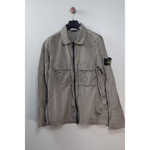 Stone Island Green Nylon Metal Overshirt