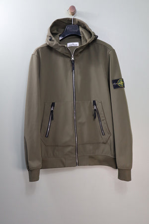 Stone Island Khaki Soft Shell Jacket