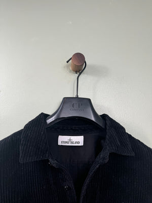 Stone Island Black Corduroy Overshirt