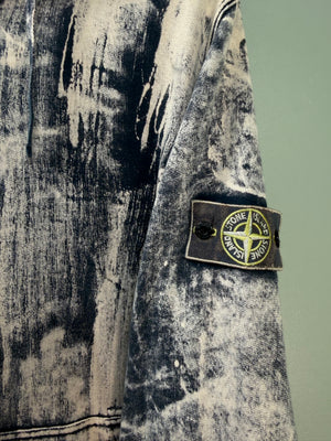 Stone Island Blue Corrosion Hoodie
