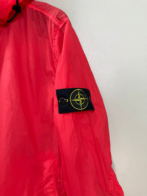 Stone Island Red Lamy Velour Jacket