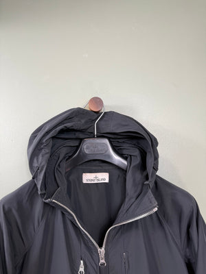 Stone Island Black Micro Reps Parka Jacket