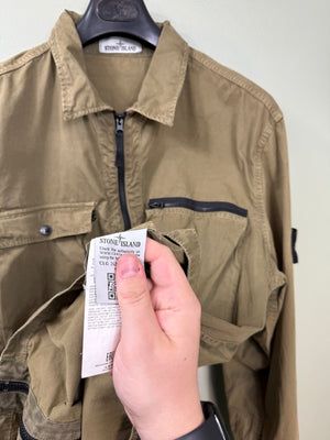 Stone Island Khaki Overshirt
