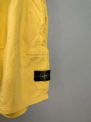 Stone Island Yellow Shorts