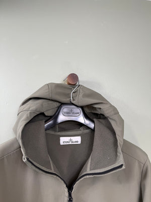 Stone Island Khaki Soft Shell Jacket