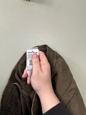 Stone Island Khaki Ghost RE-T Cargo Bottoms