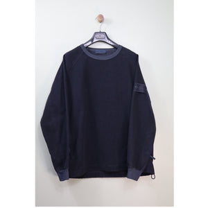 Stone Island Navy Ghost Moleskin Jumper