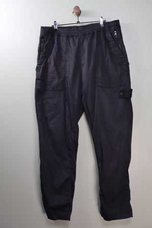 Stone Island Black RE-T Ghost Cargo Bottoms