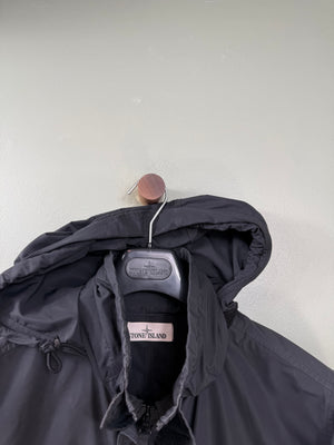 Stone Island Black Micro Reps Parka Jacket