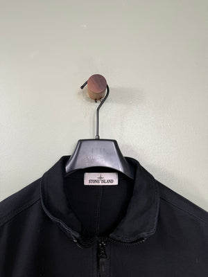 Stone Island Black 1/2 Zip Smock