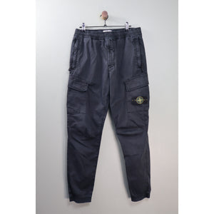 Stone Island Black RE-T Cargo Bottoms