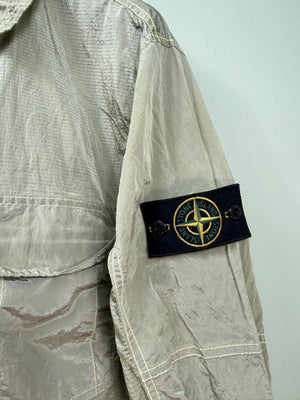 Stone Island Green Nylon Metal Overshirt