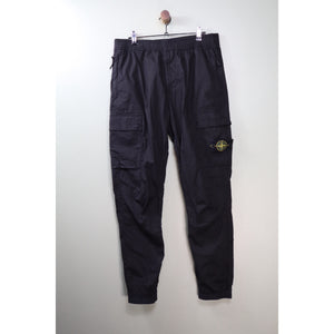 Stone Island Black RE-T Cargo Bottoms