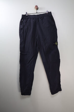 Stone Island Black Nylon Metal RE Cargo Bottoms