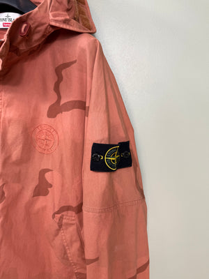 Stone Island x Supreme Orange Brushed Cotton Camo OVD Jacket