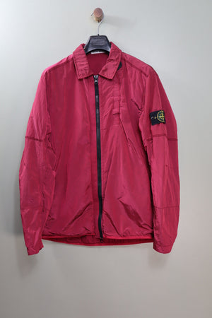 Stone Island Cherry Nylon Metal Overshirt