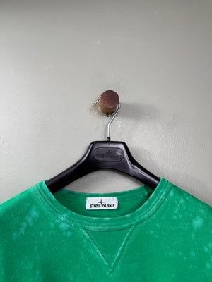 Stone Island Green Ovo Dye Jumper