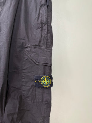 Stone Island Black RE-T Cargo Bottoms