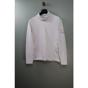 Stone Island Beige Ghost Mock Neck Jumper