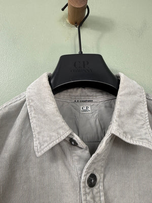 C.P. Company Grey Corduroy Overshirt
