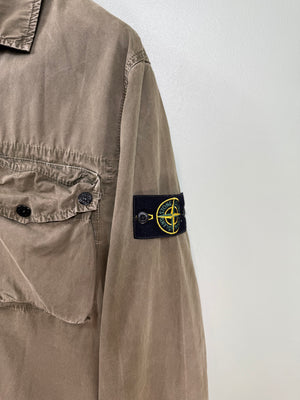 Stone Island Khaki Overshirt
