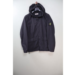 Stone Island Black Nylon Cotton Batavia Jacket
