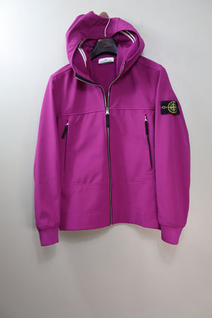 Stone Island Purple Soft Shell Jacket