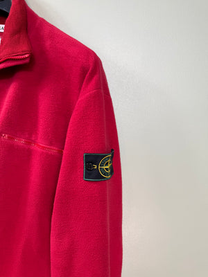 Stone Island Red Vintage 1/4 Zip Jumper
