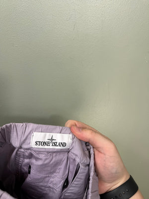 Stone Island Purple RE-T Cargo Bottoms