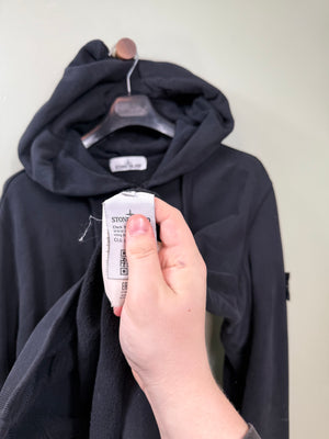 Stone Island Black Zipped Hoodie